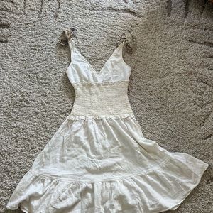 Elegant White Summer Dress